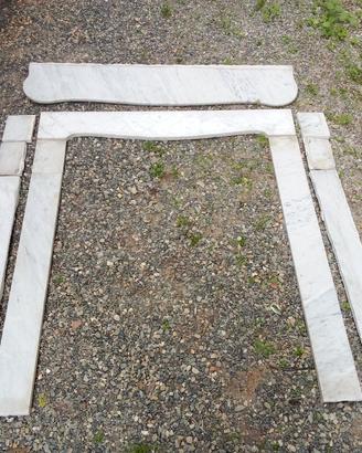 caminetto in marmo d' epoca