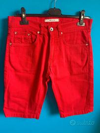 Bermuda uomo X Cape rossi, taglia 30/44.