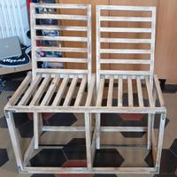 Panca in legno stile shabby chic – 2 posti