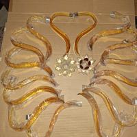 vele per bracci lampadario in cristallo 