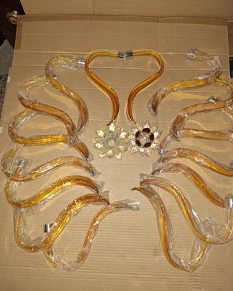 vele per bracci lampadario in cristallo 