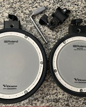 Coppia Pad Roland Mesh Head PDX-8 e PDX-6