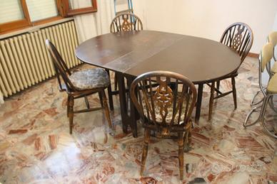 Tavolo allungabile inglese anni 70\80