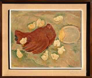 Giuseppe Montanari – dipinto in stile chiarista