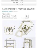 Termocamino Moretti Mortl70 ad acqua