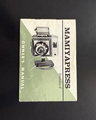 Mamiya Press Manuale Istruzioni