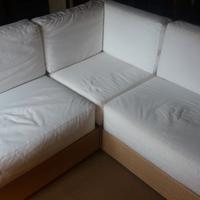 Divano angolare a 3 posti