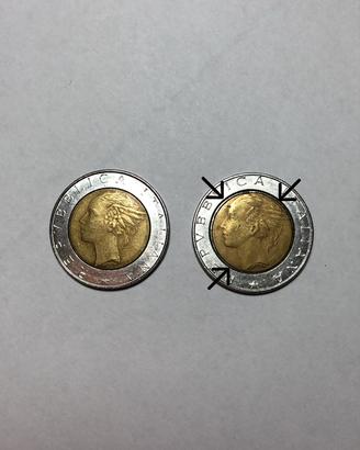 Moneta con errore di conio