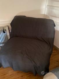 Poltrona letto ikea lyksele bianca