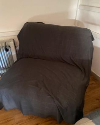 Poltrona letto ikea lyksele bianca