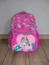 zaino bambina scuola elementare unicorno 