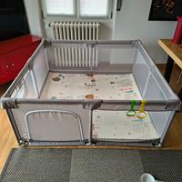 Box Bambini 150x150 + Tappeto Gattonamento 