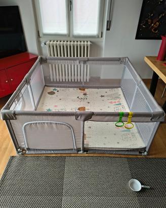 Box Bambini 150x150 + Tappeto Gattonamento 