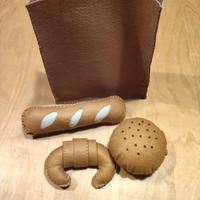 Set giocattolo pane in tessuto