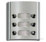 Modulo con 6 tasti grigio luce