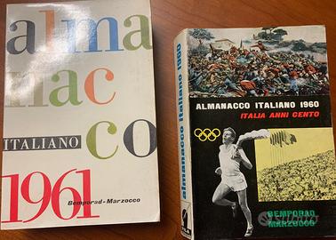 Almanacchi 1960 - 1961 Bemporad Marzocco