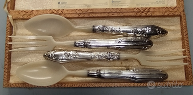 Set posate argento e osso - Collezionismo In vendita a Torino