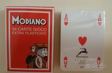 Carte da gioco MODIANO nuove sigillate
