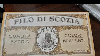 30 matassine di filo di scozia Bruna beige