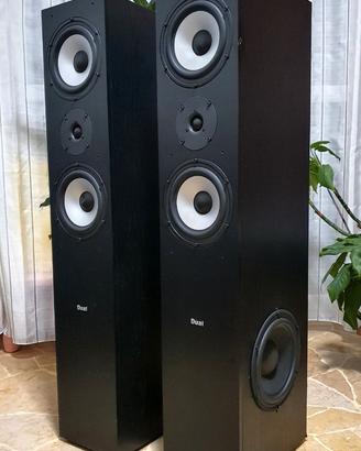 2Casse da Pavimento Dual LS80 Nere 3 Way 160w