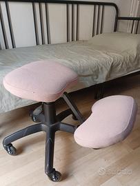 Sedia Ergonomica con Inginocchiatoio e rotelle