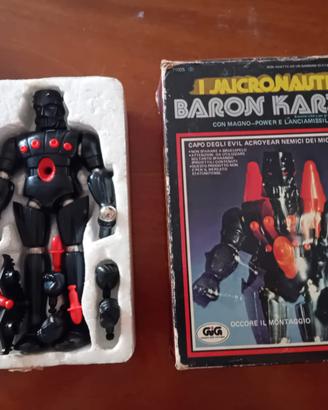 Micronauta Baron Karza con scatola del 1978