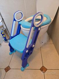 Riduttore WC per Bambini con Scaletta pieghevole