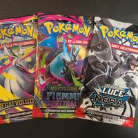 🚨 X3 pacchetti bustine carte pokémon sealed ita 