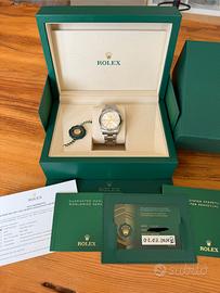 ROLEX Oyster Perpetual 34 – Argento - FULL SET
