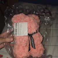 Orsetto di Rose Rosa Eterne (25cm) | Idea