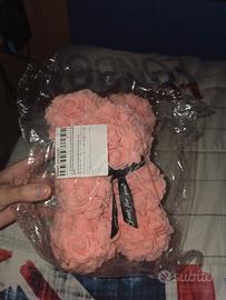 Orsetto di Rose Rosa Eterne (25cm) | Idea