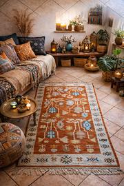 Tappeto kilim arredamento etnico-boho 