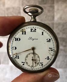 Longines da tasca in argento 1923 (7 grands prix)
