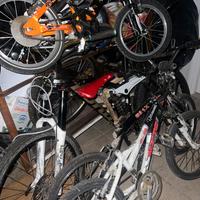 Bici intere e per pezzi per adulti e bambini