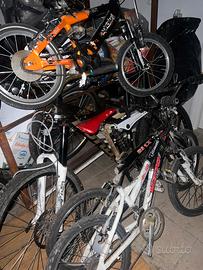 Bici intere e per pezzi per adulti e bambini