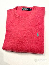 Maglione in lana Polo Ralph Lauren rosa salmone