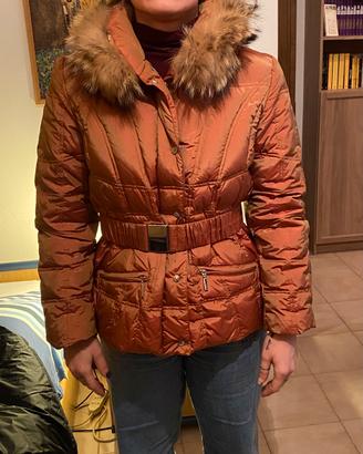 Giubbotto vero piumino donna marca Feyem