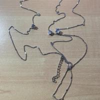 Collana con ciondolo multistrato stelline da donna
