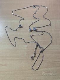 Collana con ciondolo multistrato stelline da donna