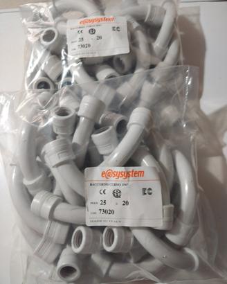 50 Raccordi Curvi per Tubo Rigido D. 20 IP67