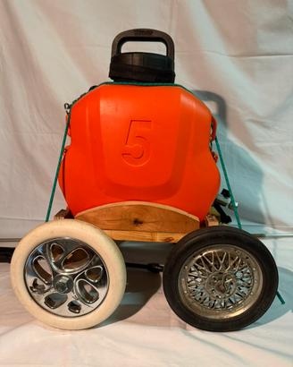 Pompa irroratrice elettrica a tracolla 5 l