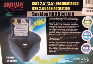 docking station base lettore hard disk computer