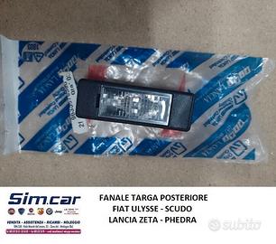 FANALE TARGA FIAT ULYSSE, SCUDO, LANCIA PHEDRA