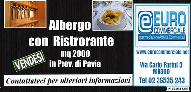 001/15 ALBERGO RISTORANTE mq. 2200 Prov .di Pavia