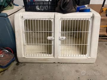 trasportino doppio per cani
