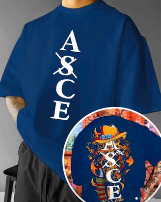 T-shirt con stampa ace one piece