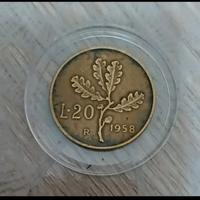 20 Lire Italia 1958 – Modello “Quercia” 
