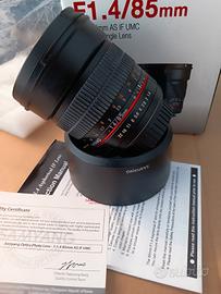 samyang 85mm F1,4 AS IF UMC CANON 