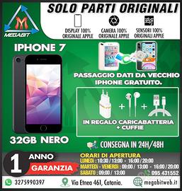 Iphone 7 32gb nero - totalmente originale