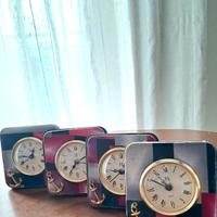 lotto di 4 mini sveglie vintage bomboniera
